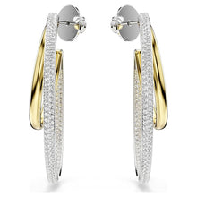 Load image into Gallery viewer, Swarovski Hyperbola Hoop Earrings
