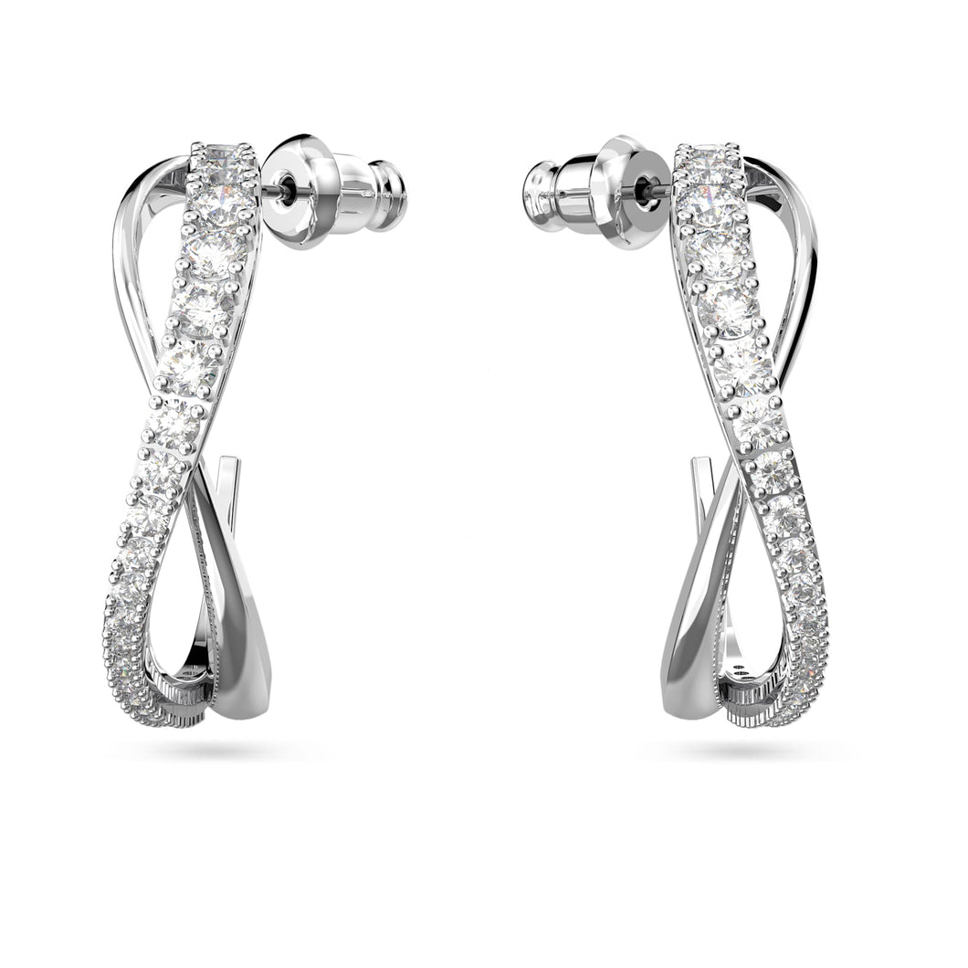 Swarovski Hyperbola hoop earrings