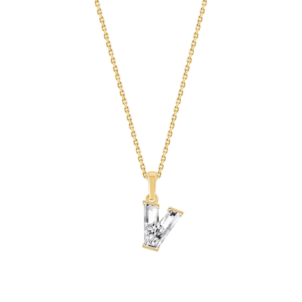 Lab Grown Diamond Initial Pendant X – 1.52ct E–F VS
