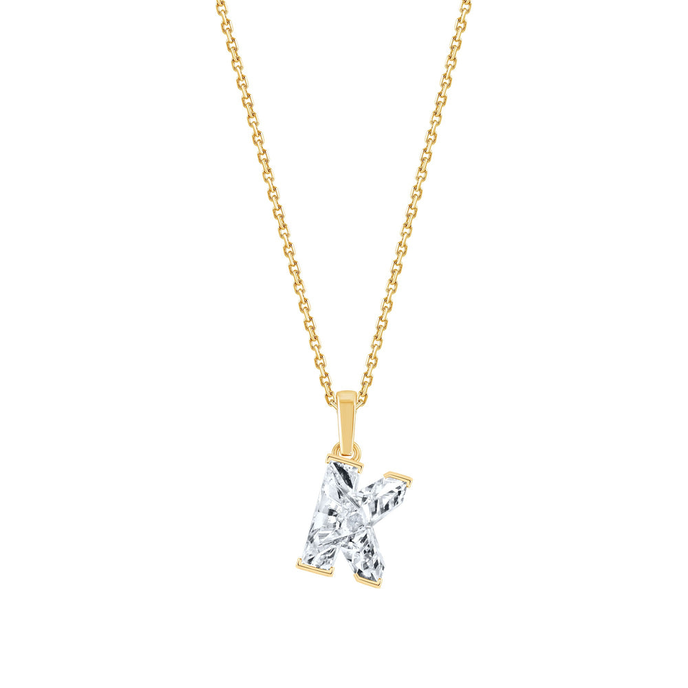 Lab Grown Diamond Initial Pendant X – 1.52ct E–F VS
