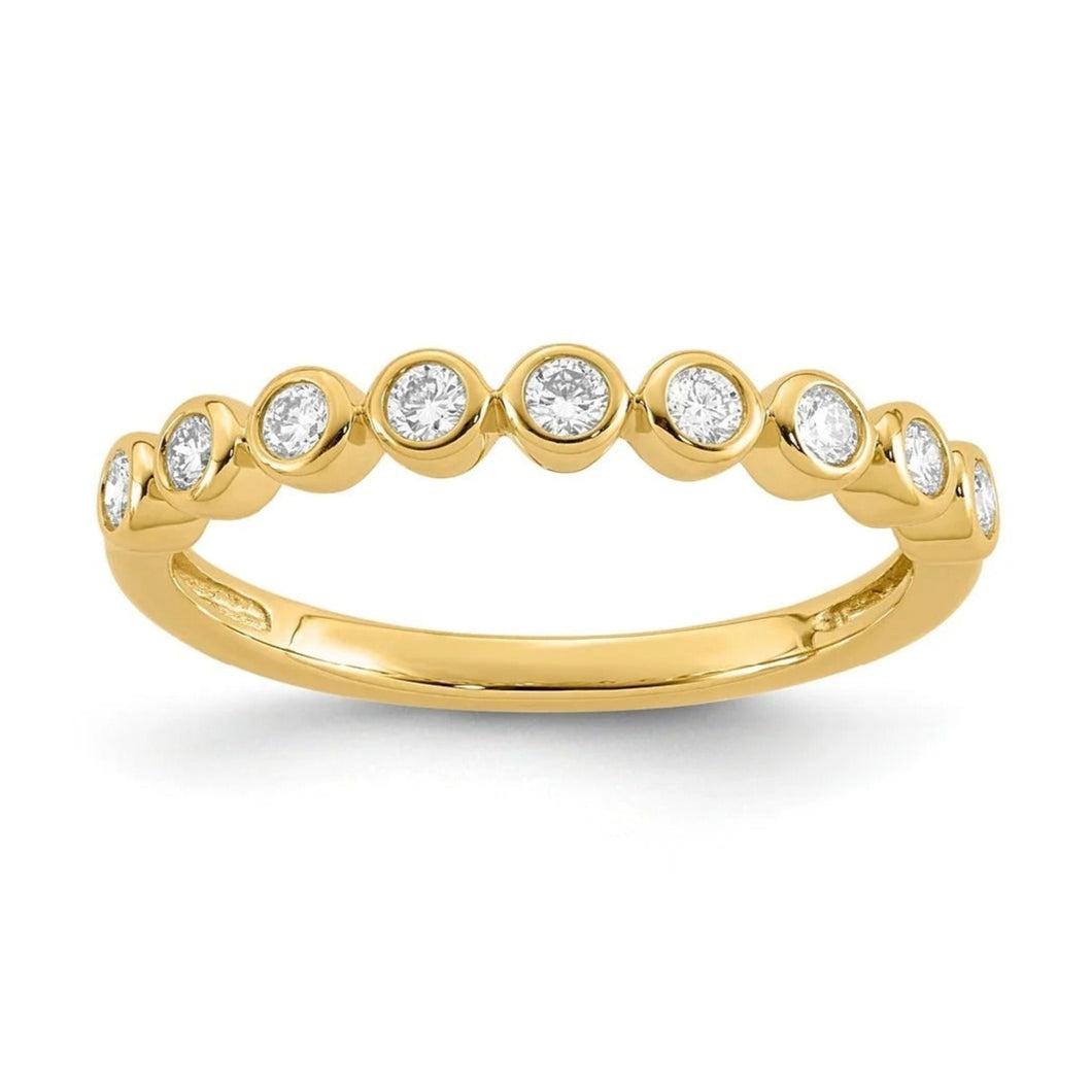 9ct Yellow Gold 0.25ct Diamond Ring