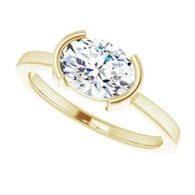 Load image into Gallery viewer, 9ct Yellow Gold 1.52ct Oval Diamond Ring
