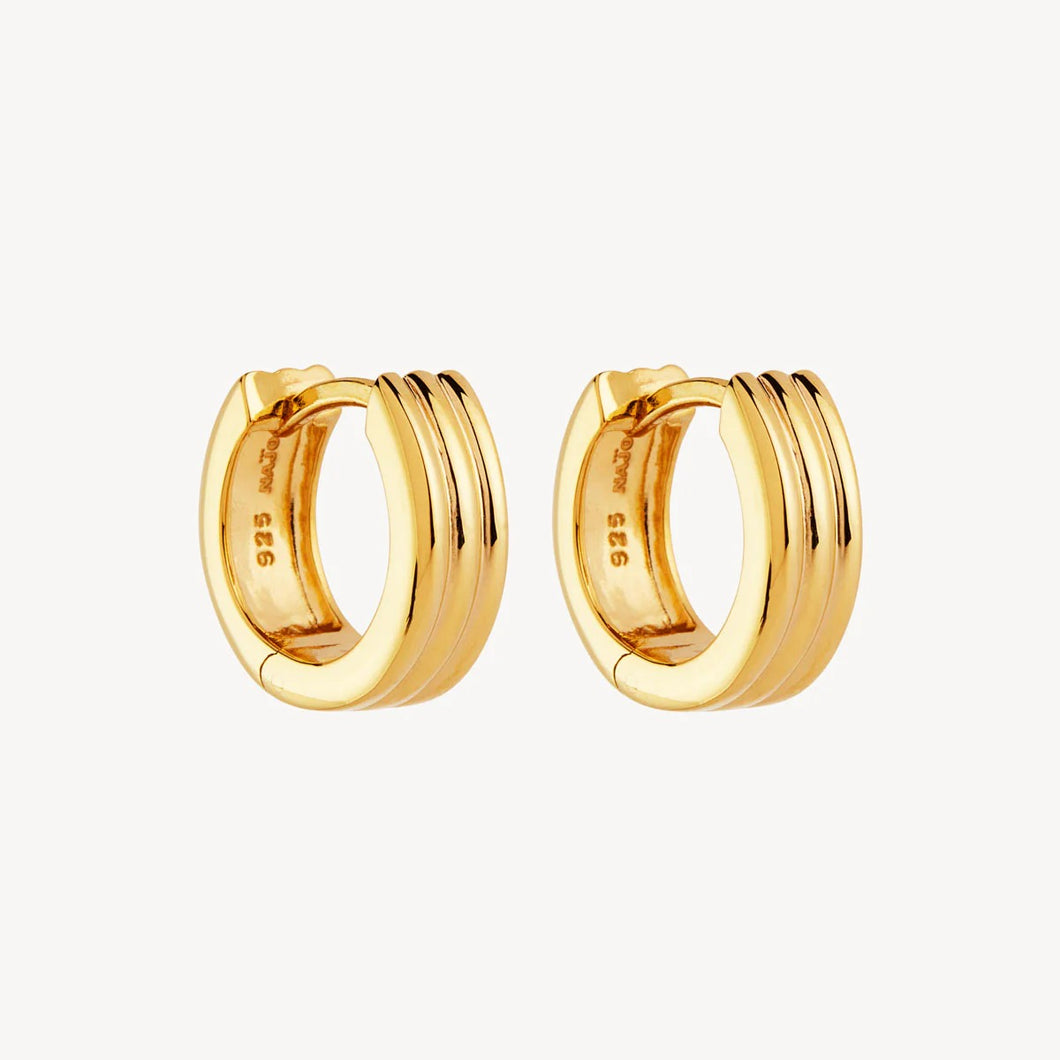 Carrousel Huggie Earrings