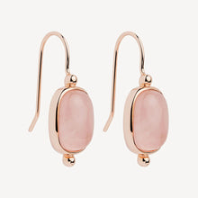 Load image into Gallery viewer, Fleur Rose Quartz Earrings
