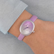 Load image into Gallery viewer, Tikkers Purple Sparkle Dial Watch
