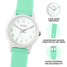 Load image into Gallery viewer, Tikkers Aqua Silicone Time Teacher
