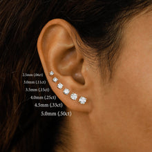 Load image into Gallery viewer, 9ct Yellow Gold 0.50 Diamond Stud Earrings
