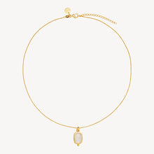 Load image into Gallery viewer, Fleur Rainbow Moonstone Pendant
