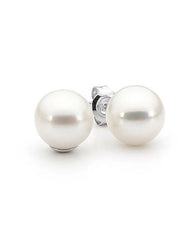 10mm Round Pearl Studs