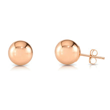 Load image into Gallery viewer, 9ct Rose Gold 4mm Ball Stud Earrings
