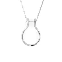 Load image into Gallery viewer, Sterling Silver Ring Holder Pendant
