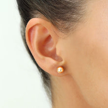 Load image into Gallery viewer, 9ct Rose Gold 4mm Ball Stud Earrings

