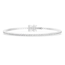 Load image into Gallery viewer, White Gold Diamond Tennis Bracelet
