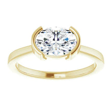 Load image into Gallery viewer, 9ct Yellow Gold 1.52ct Oval Diamond Ring
