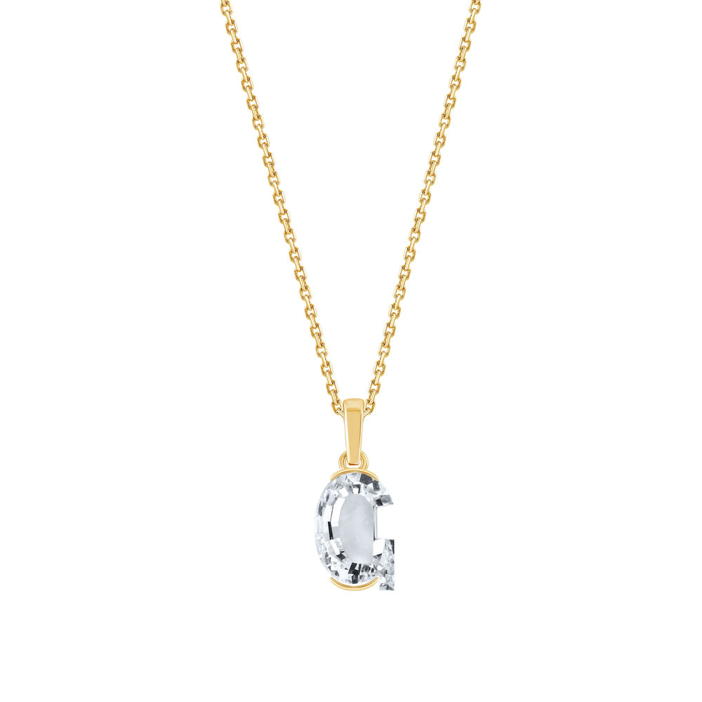 Lab Grown Diamond Initial Pendant X – 1.52ct E–F VS