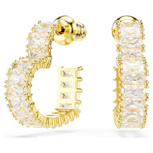 Load image into Gallery viewer, Swarovski Matrix Hoop Earrings
