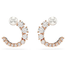 Load image into Gallery viewer, Swarovski Matrix Hoop Earrings
