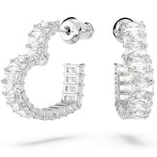 Load image into Gallery viewer, Swarovski Matrix Hoop Earrings
