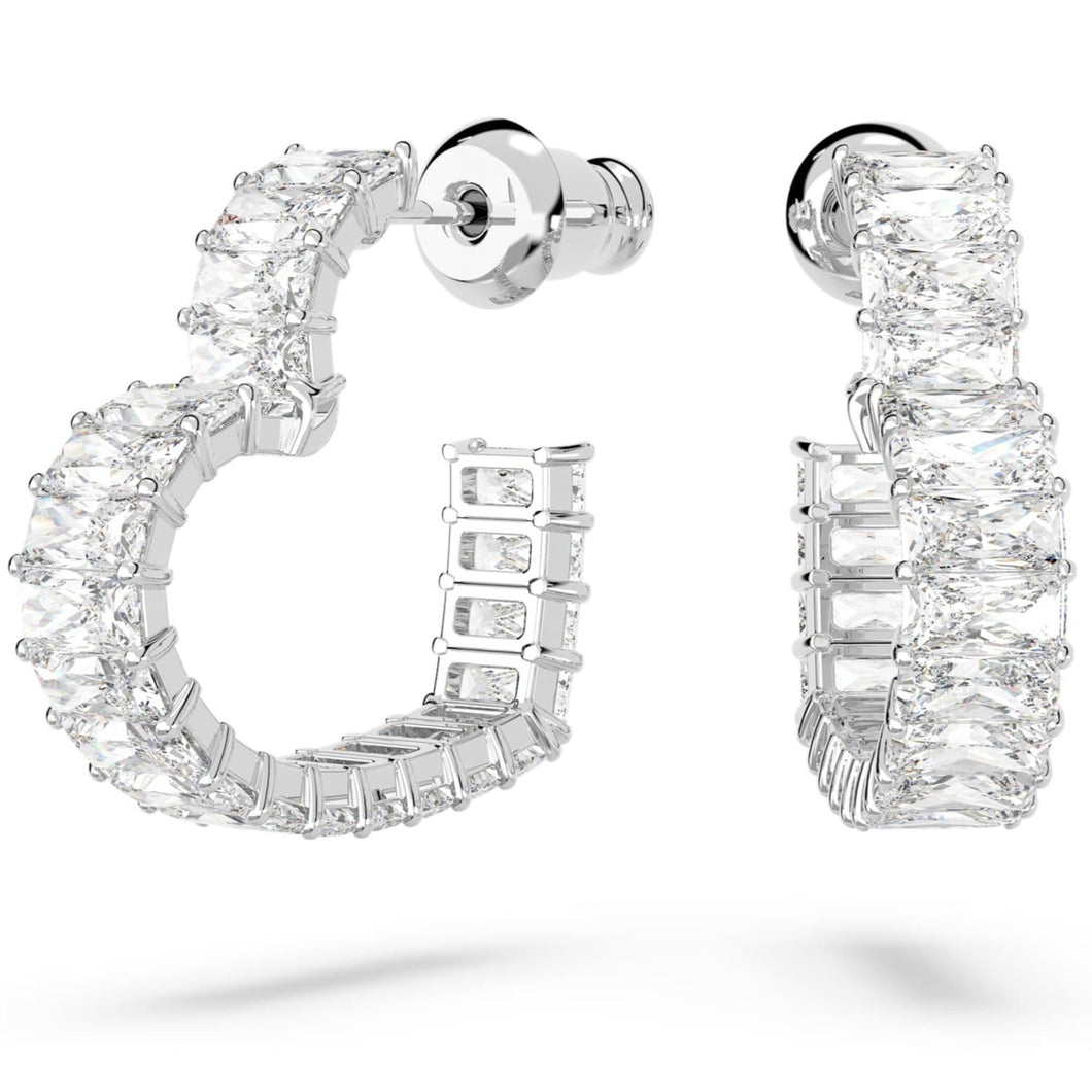 Swarovski Matrix Hoop Earrings