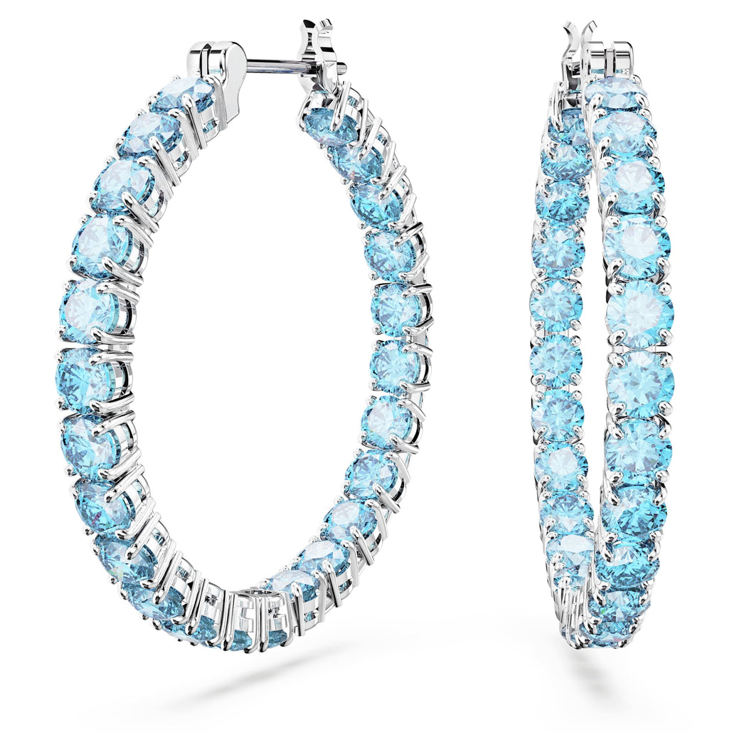 Swarovski Matrix Hoop Earrings