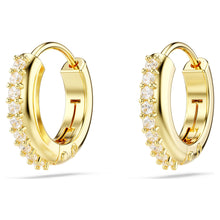 Load image into Gallery viewer, Swarovski Matrix Hoop Earrings
