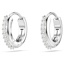 Load image into Gallery viewer, Swarovski Matrix Hoop Earrings
