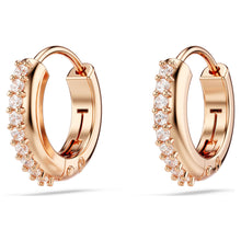 Load image into Gallery viewer, Swarovski Matrix Hoop Earrings
