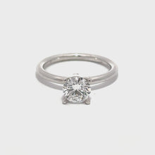 Load and play video in Gallery viewer, 18ct White Gold 1.05ct Lab-Grown Diamond Ring
