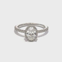 Load and play video in Gallery viewer, 18CT White Gold 1.42ct Diamond Ring
