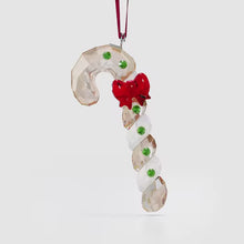 Load and play video in Gallery viewer, Holiday Cheers- Gingerbread Candy Cane Ornament
