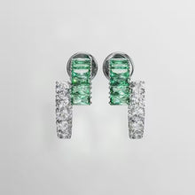 Load and play video in Gallery viewer, Matrix Hoop Earrings
