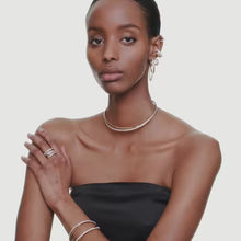 Load and play video in Gallery viewer, Hyperbola Hoop Earrings
