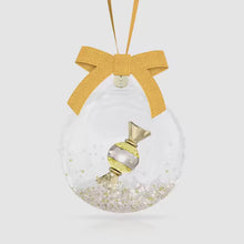 Load and play video in Gallery viewer, Holiday Cheers: Dulcis Ball Ornament - Yellow
