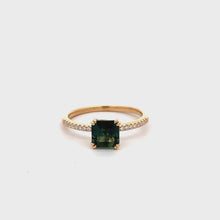 Load and play video in Gallery viewer, Ramona Square Emerald Ring

