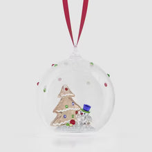 Load and play video in Gallery viewer, Holiday Cheers: Tree and Snowman Ball Ornament
