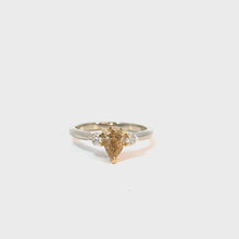 Load and play video in Gallery viewer, 14ct Yellow Gold 1.20ct Champagne Diamond Ring
