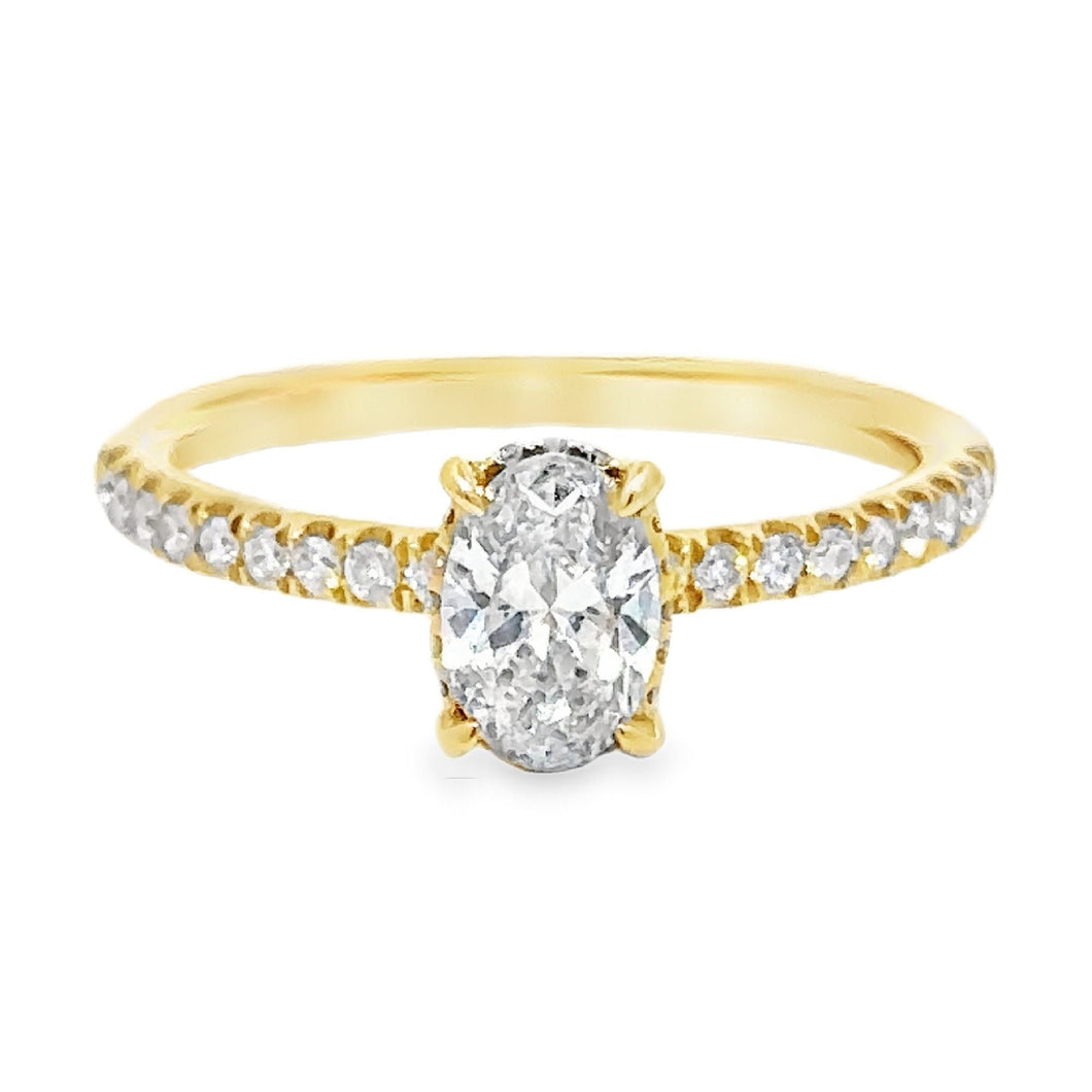 18ct Yellow Gold 0.79ct Diamond Ring