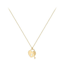 Load image into Gallery viewer, 9CT Yellow Gold Heart Lock Necklace
