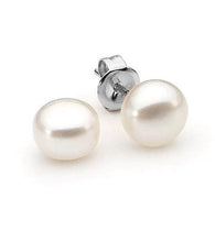 Load image into Gallery viewer, Ikecho Freshwater Pearl Studs mm
