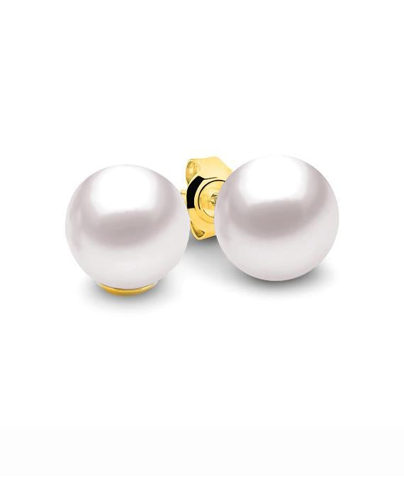 9CT IKECHO PEARL STUDS