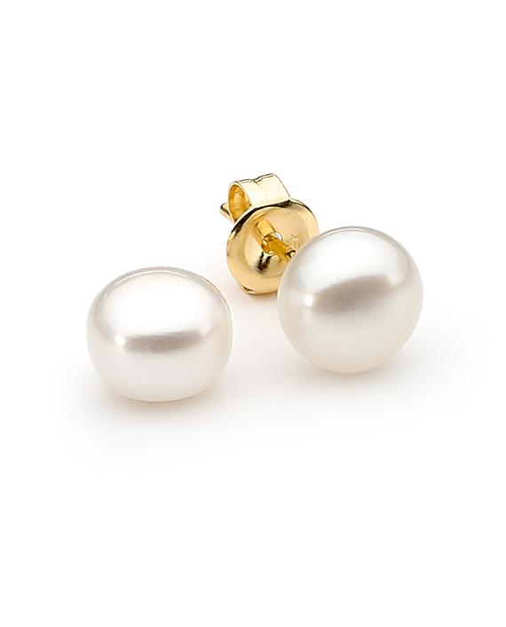 9CT IKECHO PEARL STUDS