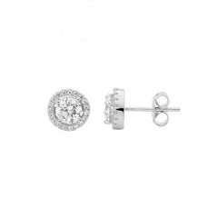 Sterling Silver CZ Studs