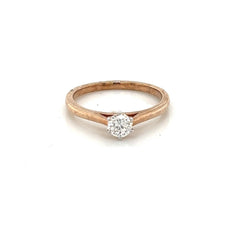 9ct Rose Gold 0.33ct Diamond Ring