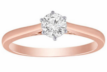 Load image into Gallery viewer, 9ct Rose Gold 0.50ct Diamond Ring
