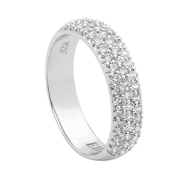 Ellani Pave Set CZ Ring