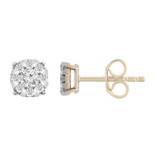 Load image into Gallery viewer, 9ct White Gold 0.33ct Diamond Stud Earrings
