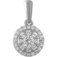 Load image into Gallery viewer, 9ct Gold 0.20ct Diamond Pendant
