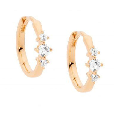 CZ Hoop Earrings