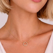 Load image into Gallery viewer, 9CT Gold &amp; CZ Necklace
