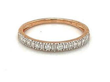 Load image into Gallery viewer, 9ct Rose Gold 0.20ct Diamond Band
